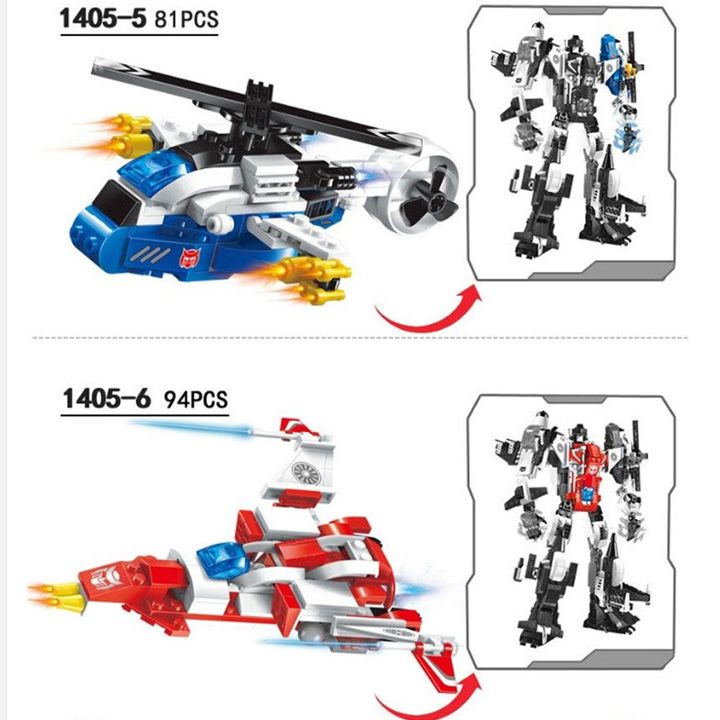 Đồ chơi lắp ghép Máy bay Lego thành Robot 6 in 1