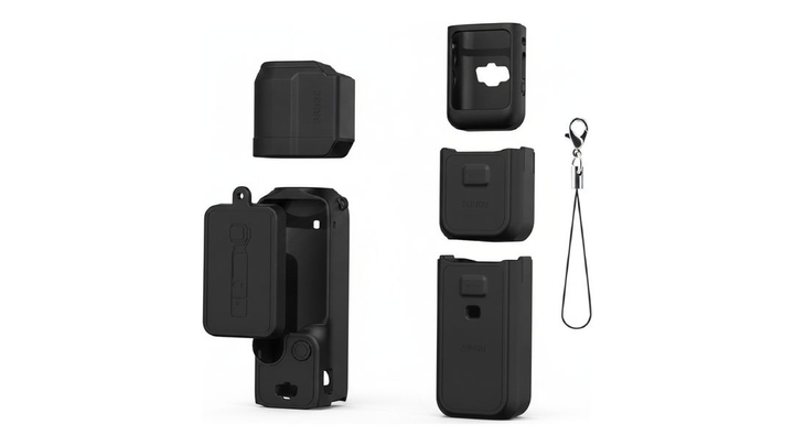 Bộ Vỏ Silicone 7 Món Bảo Vệ DJI Pocket 3 Và Micro - Đen