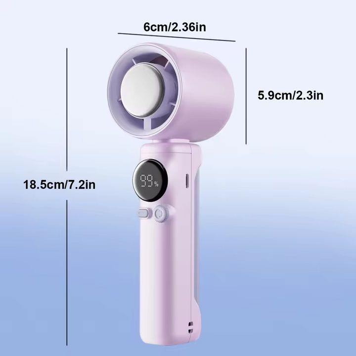 Quạt cầm tay sò lạnh làm mát SS-026 - Tím