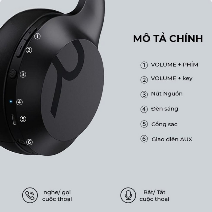 Tai nghe chụp Bluetooth Remax RB-660HB