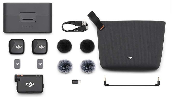 Microphone Wireless thu âm DJI Mic Mini (2TX + 1RX+ Charging Case)