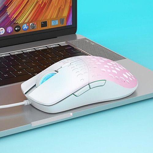 Chuột có dây Gaming AULA S11 Pro - Màu Hồng
