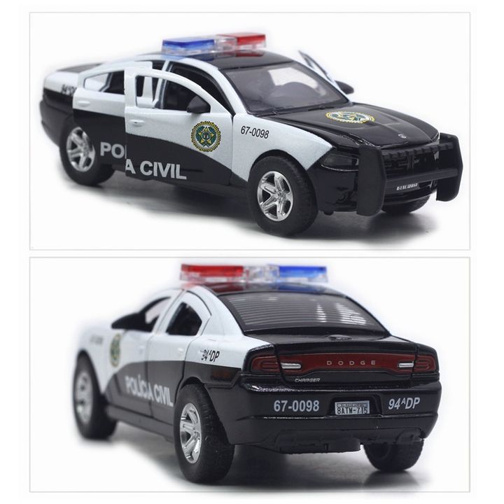 Mô hình xe cảnh sát Mỹ American Road Rider chất liệu hợp kim tỷ lệ 1:32