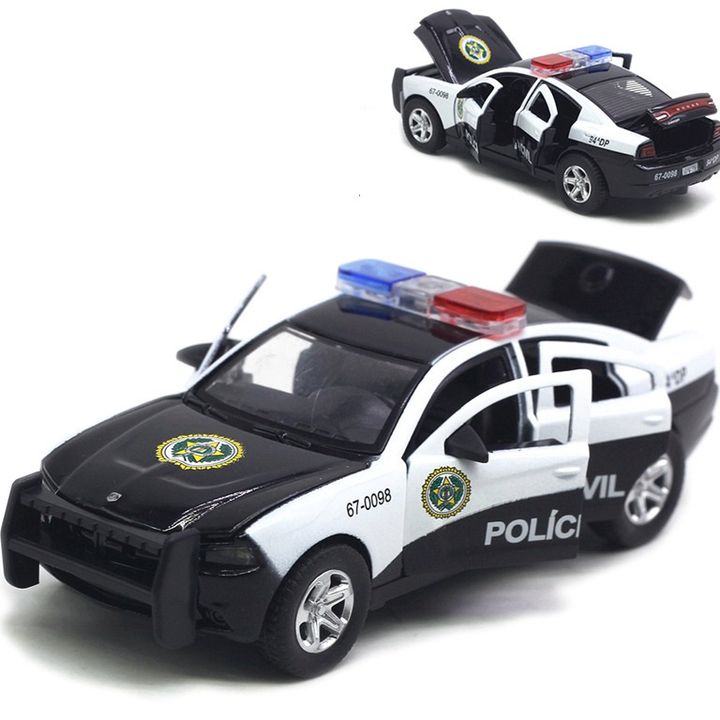 Mô hình xe cảnh sát Mỹ American Road Rider chất liệu hợp kim tỷ lệ 1:32