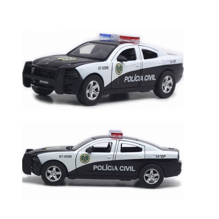 Mô hình xe cảnh sát Mỹ American Road Rider chất liệu hợp kim tỷ lệ 1:32