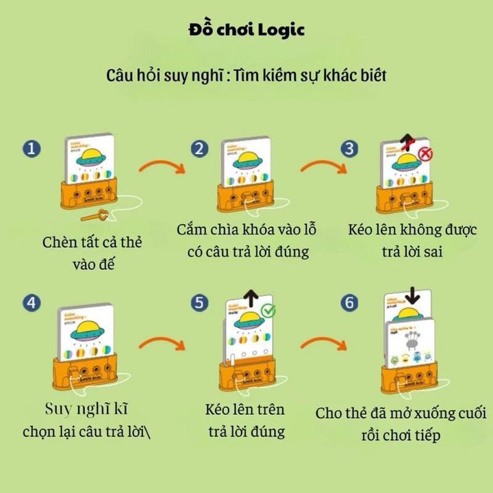 Đồ chơi giải đố giáo dục cho bé