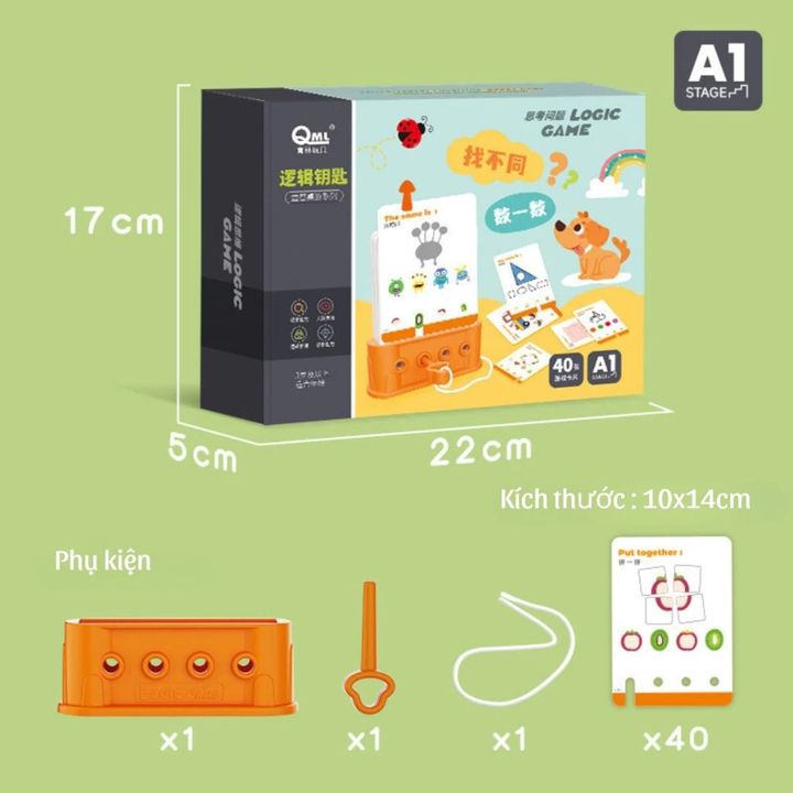 Đồ chơi giải đố giáo dục cho bé