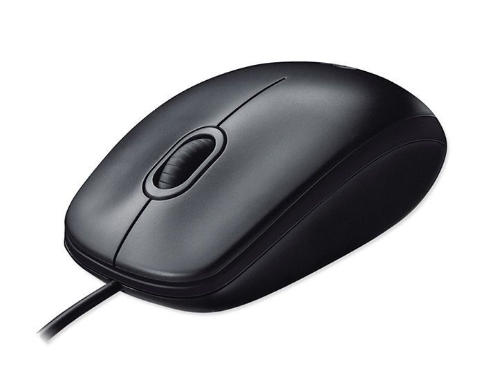 Chuột máy tính có dây Logitech M100R màu đen