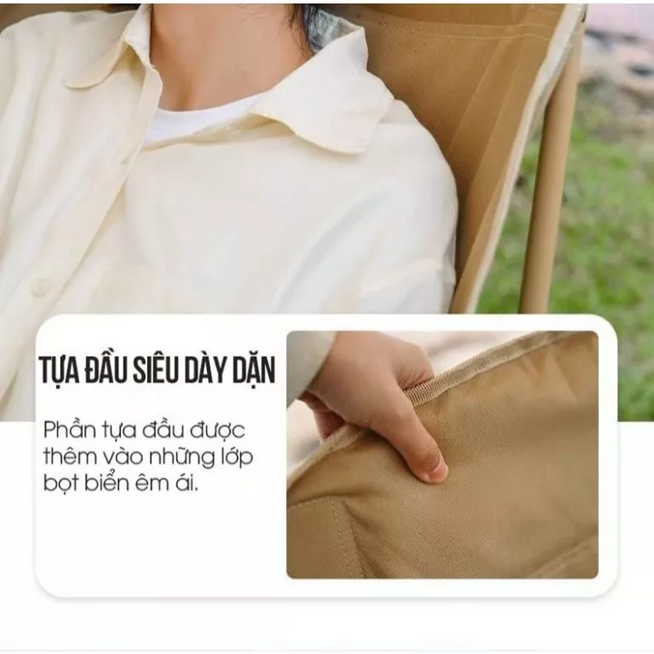 Ghế gấp du lịch đa năng kèm túi tiện lợi cho câu cá & dã ngoại