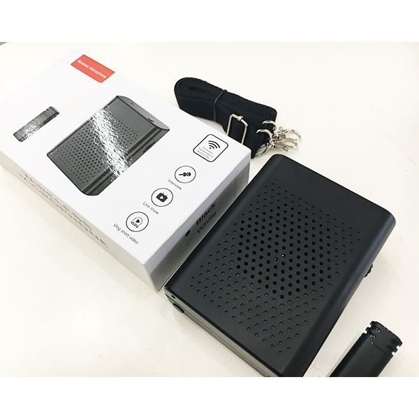 Bộ micro không dây cài áo kèm loa khuếch đại âm thanh cho giáo viên, hướng dẫn viên du lịch