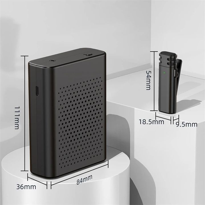 Bộ micro không dây cài áo kèm loa khuếch đại âm thanh cho giáo viên, hướng dẫn viên du lịc