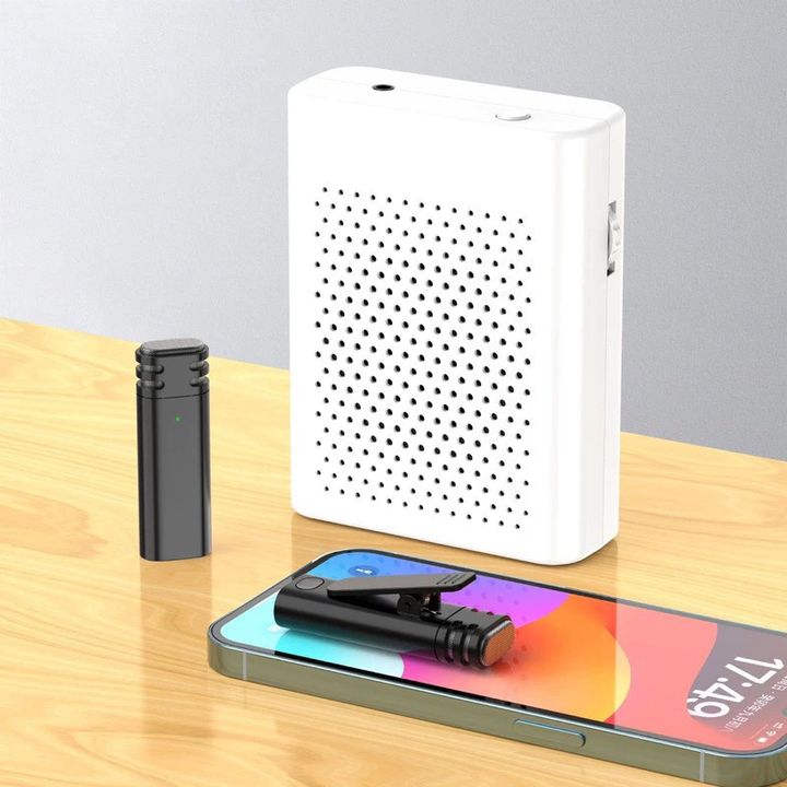 Bộ micro không dây cài áo kèm loa khuếch đại âm thanh cho giáo viên, hướng dẫn viên du lịc