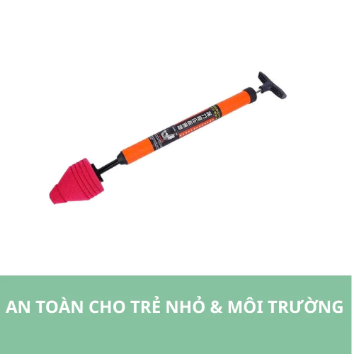 Dụng cụ thông tắc bồn cầu bằng khí nén tiện dụng