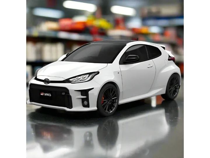 Mô hình xe TOYOTA GR YARIS 2021 màu trắng 1:24 MAISTO