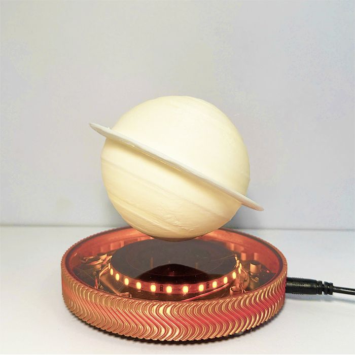 Đèn trang trí Sao Thổ Saturn 8.5 cm bay lơ lửng