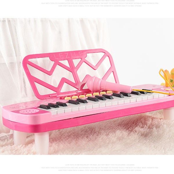 Đàn piano organ 37 phím kèm micro đồ chơi âm thanh cho bé