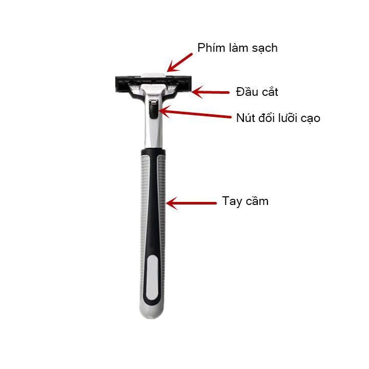 Combo dao cạo râu kèm 36 lưỡi