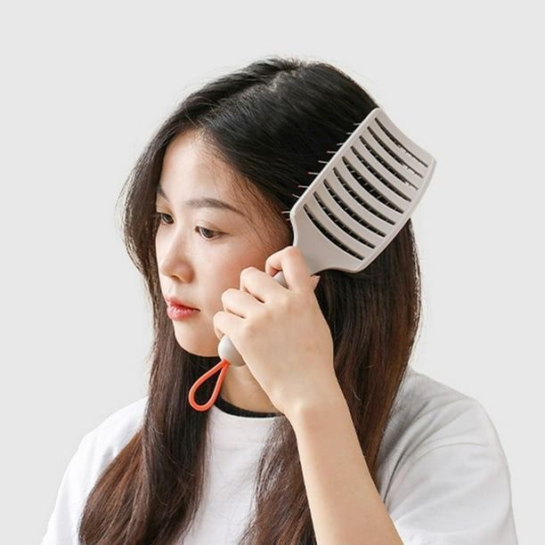 Lược Fasola ZF-168 sườn cong bán nguyệt gỡ rối, tạo kiểu phù hợp cho tóc dài, dây treo tiện lợi